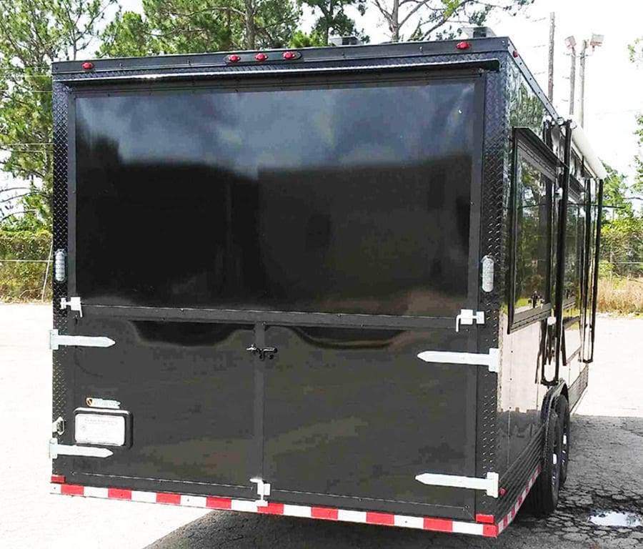 2025 Southern Dimensions Concession Trailer 22 Foot- With OLE Hickory CTO and Gull Doors (SDG-234)